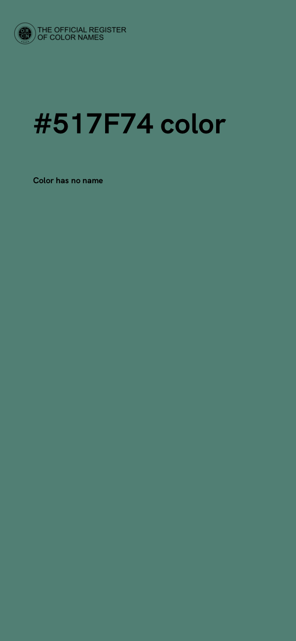 #517F74 color image