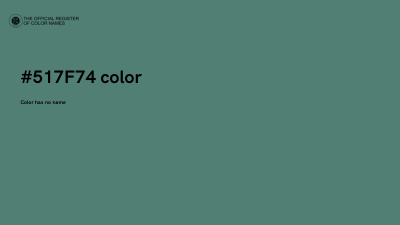 #517F74 color image