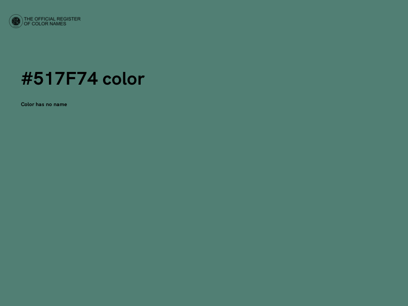 #517F74 color image
