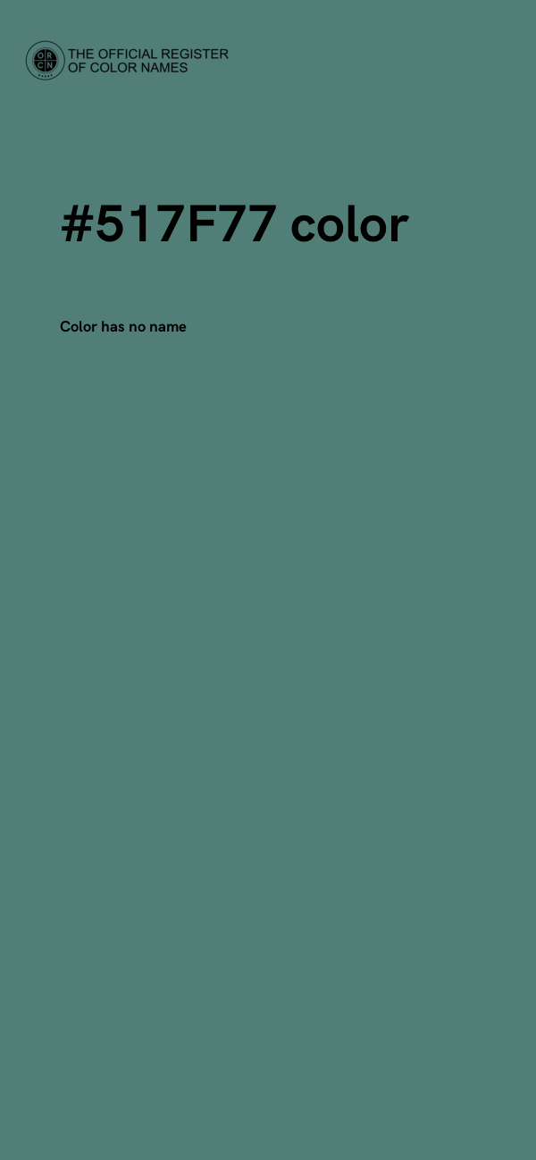 #517F77 color image