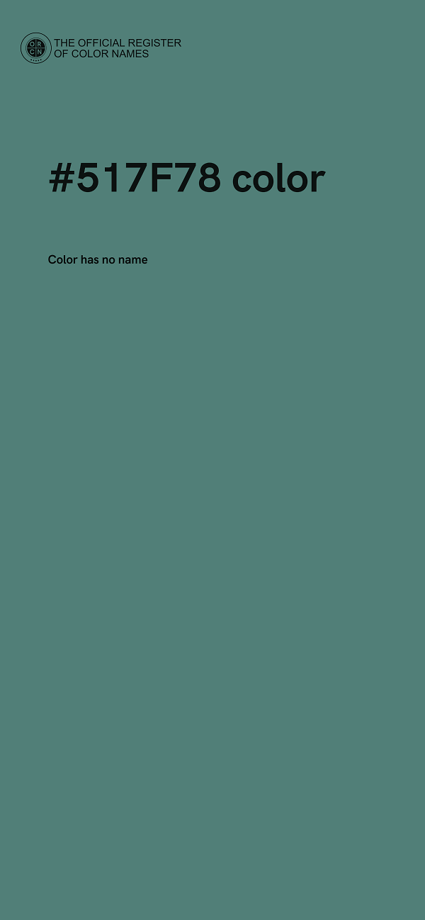 #517F78 color image