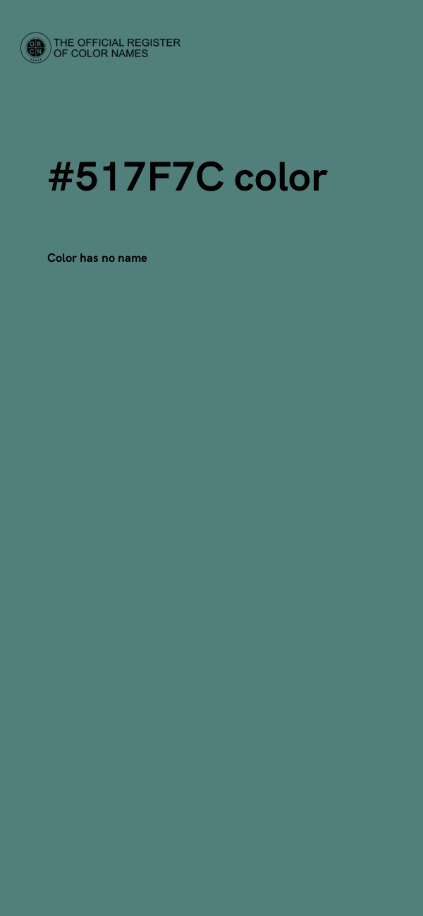 #517F7C color image