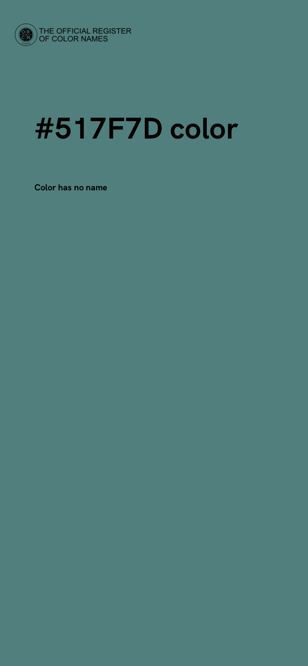 #517F7D color image