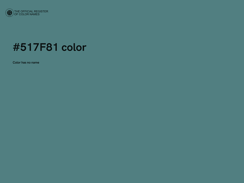 #517F81 color image