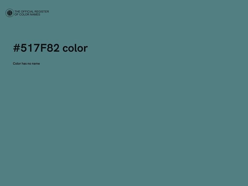#517F82 color image