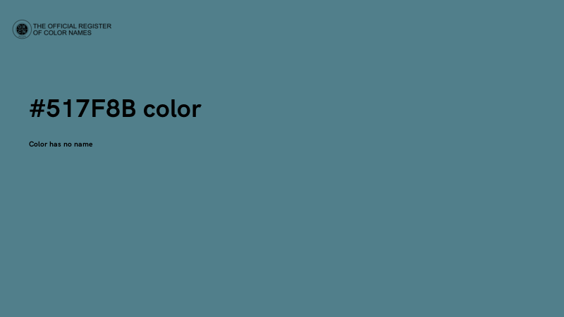 #517F8B color image