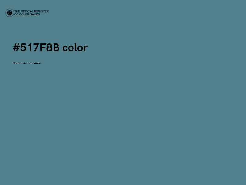 #517F8B color image