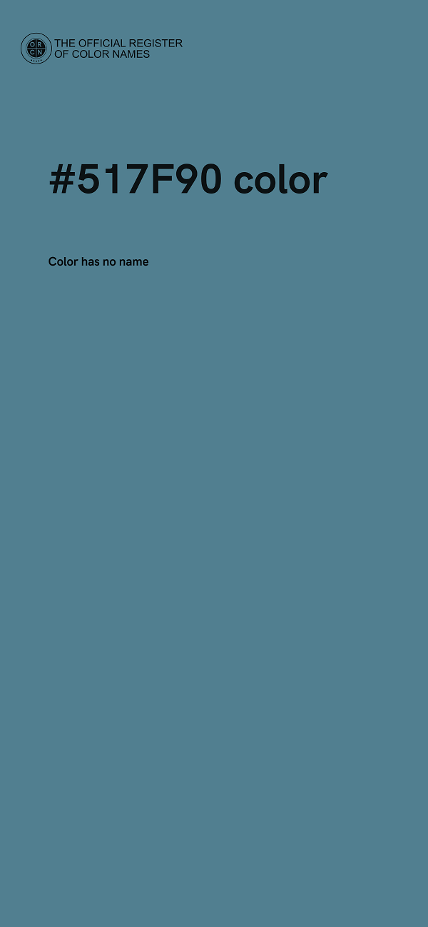 #517F90 color image
