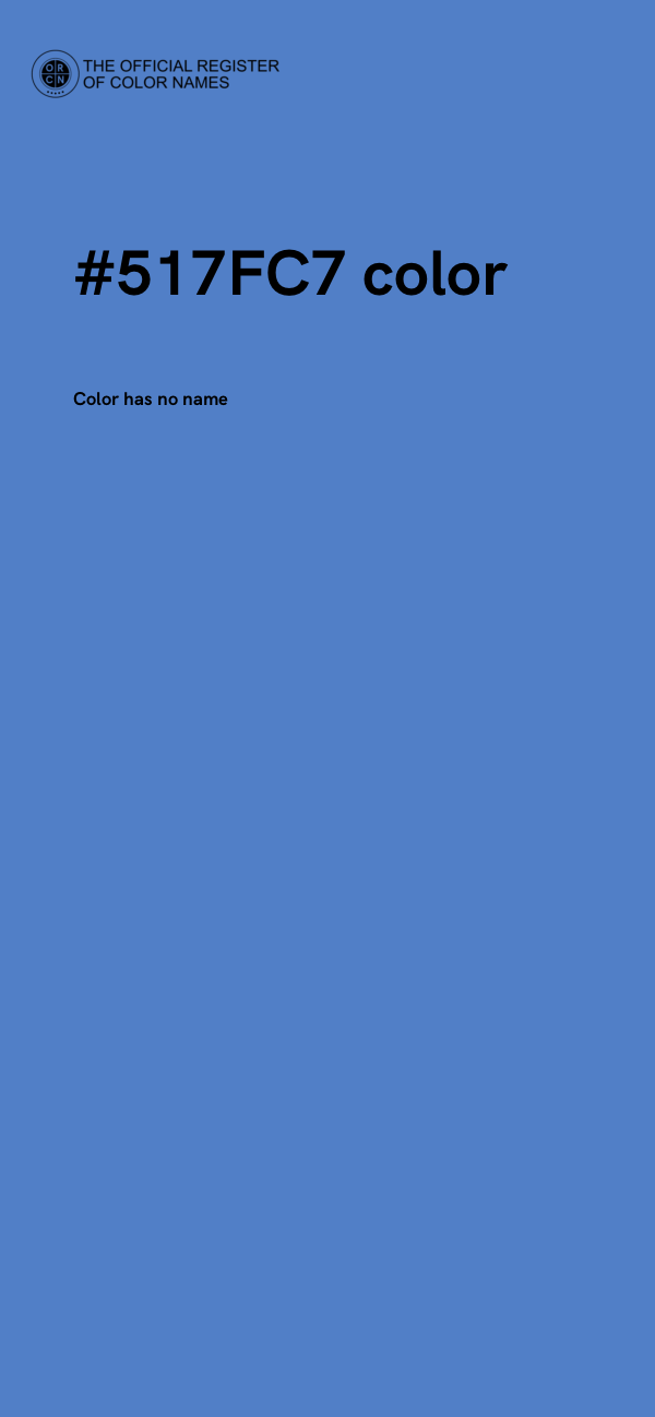 #517FC7 color image