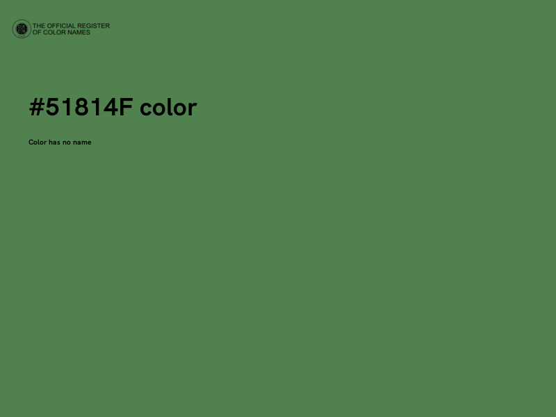 #51814F color image