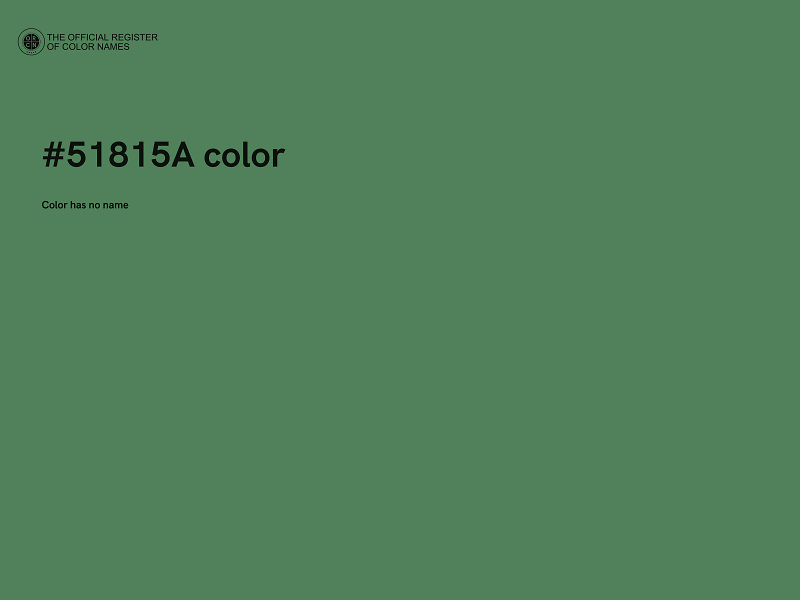 #51815A color image