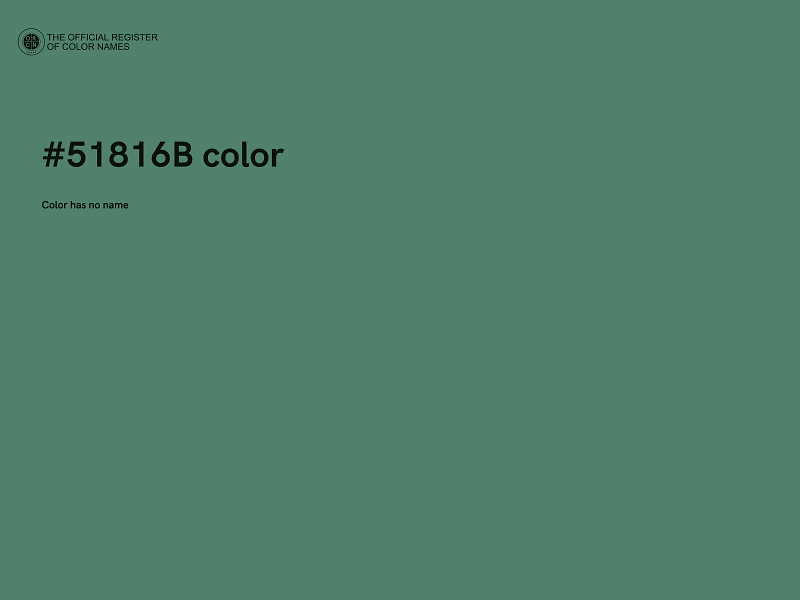 #51816B color image