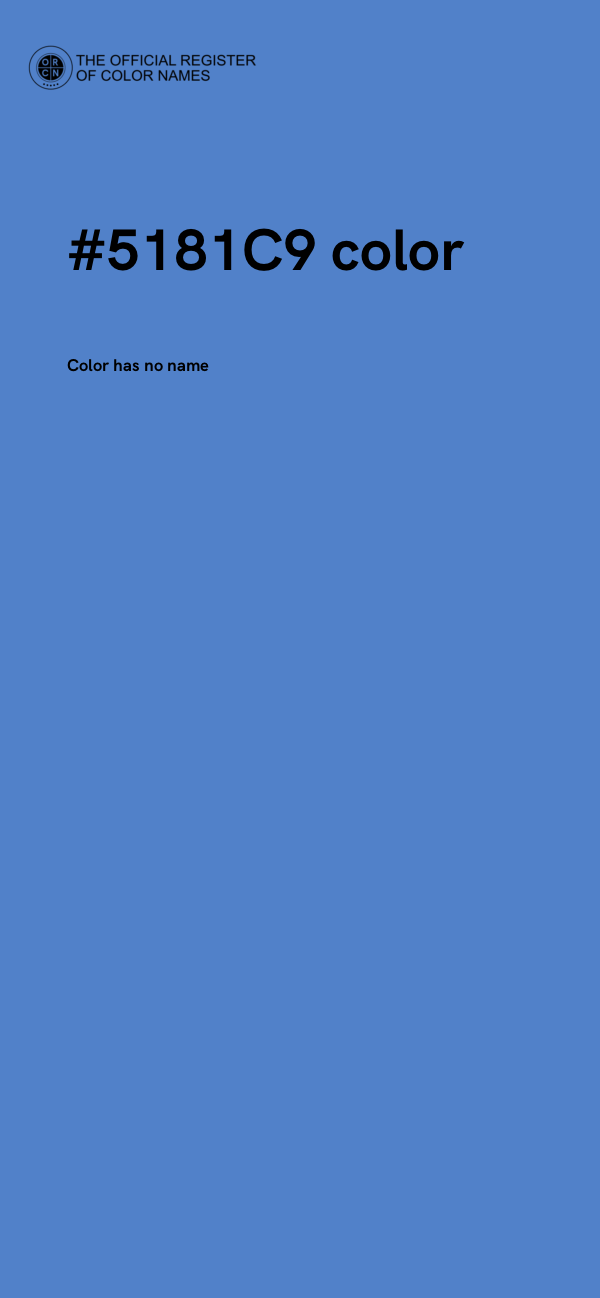 #5181C9 color image