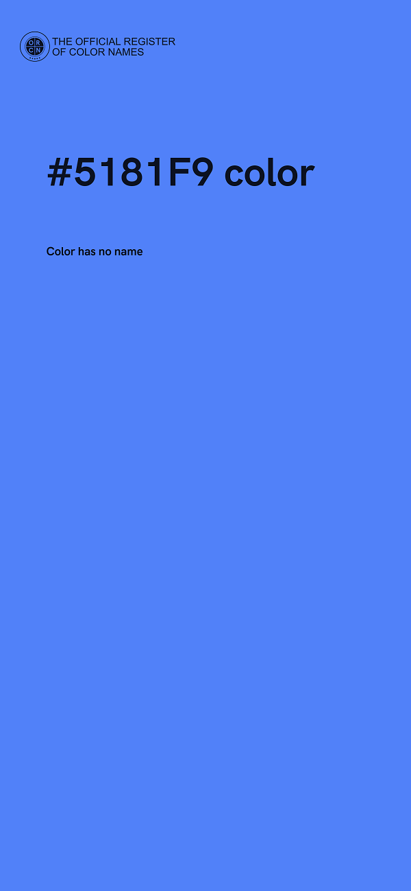 #5181F9 color image