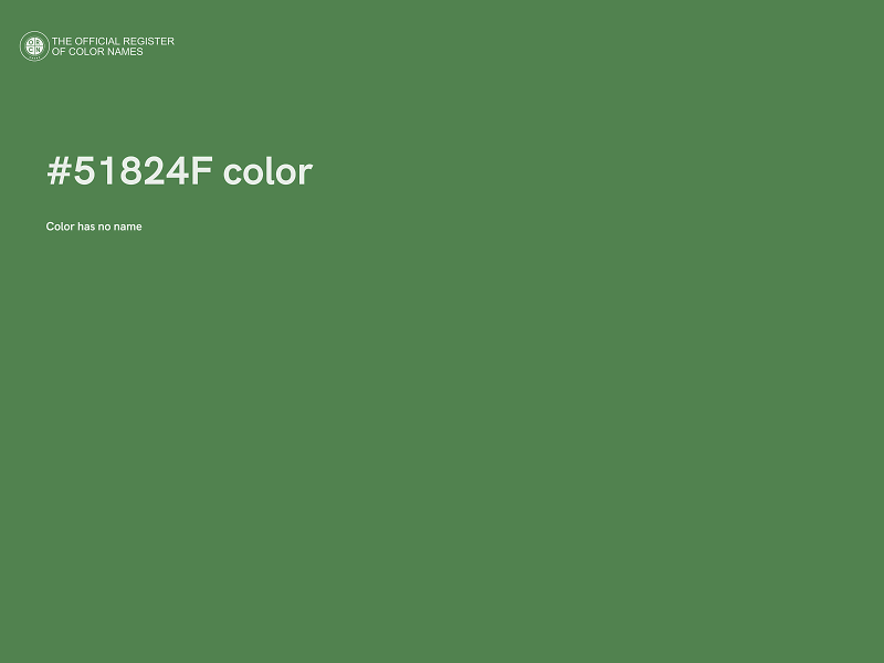 #51824F color image