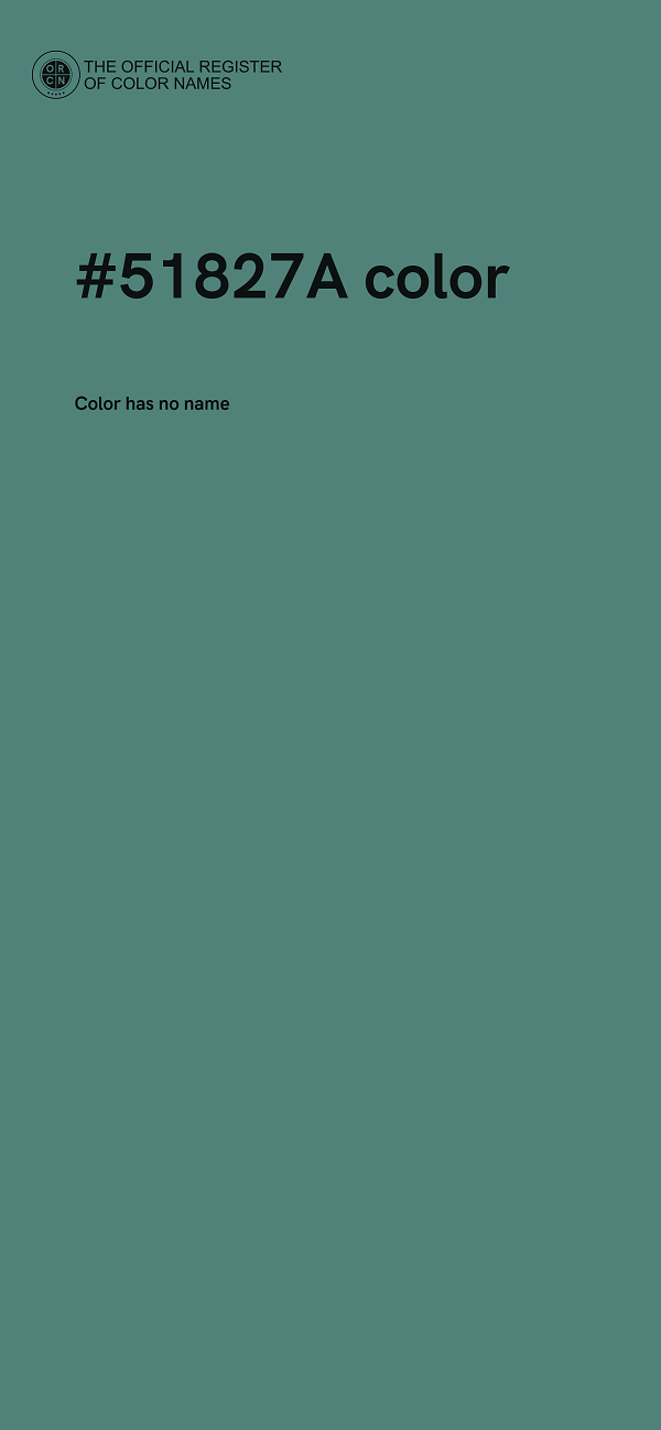 #51827A color image