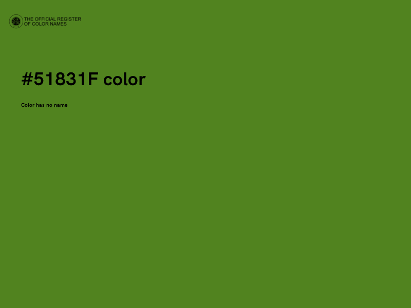 #51831F color image