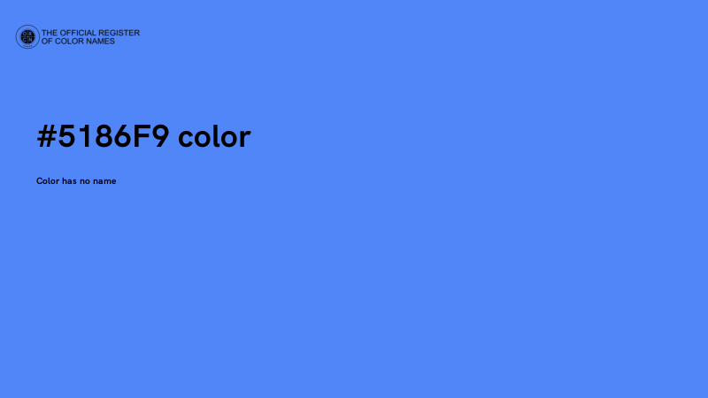 #5186F9 color image