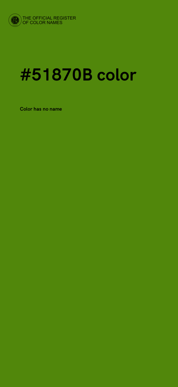 #51870B color image