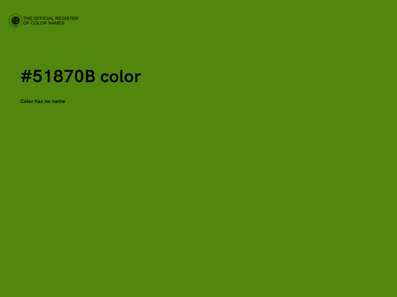 #51870B color image