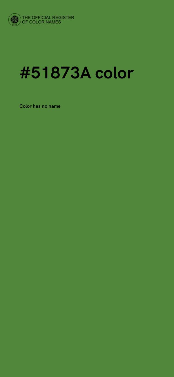 #51873A color image