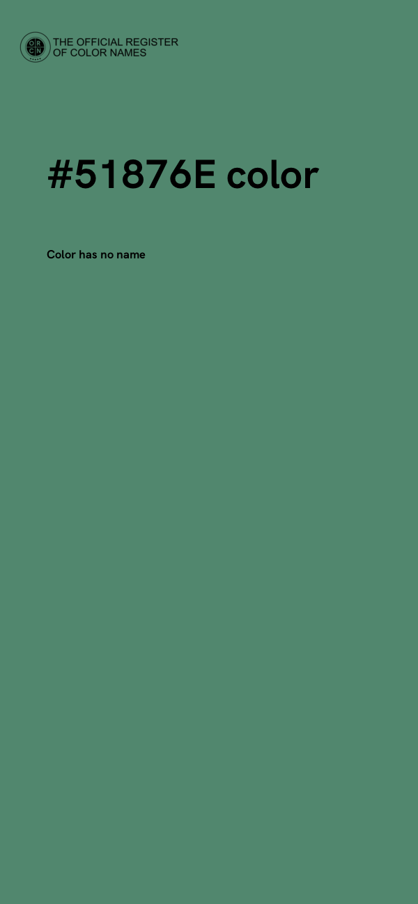 #51876E color image
