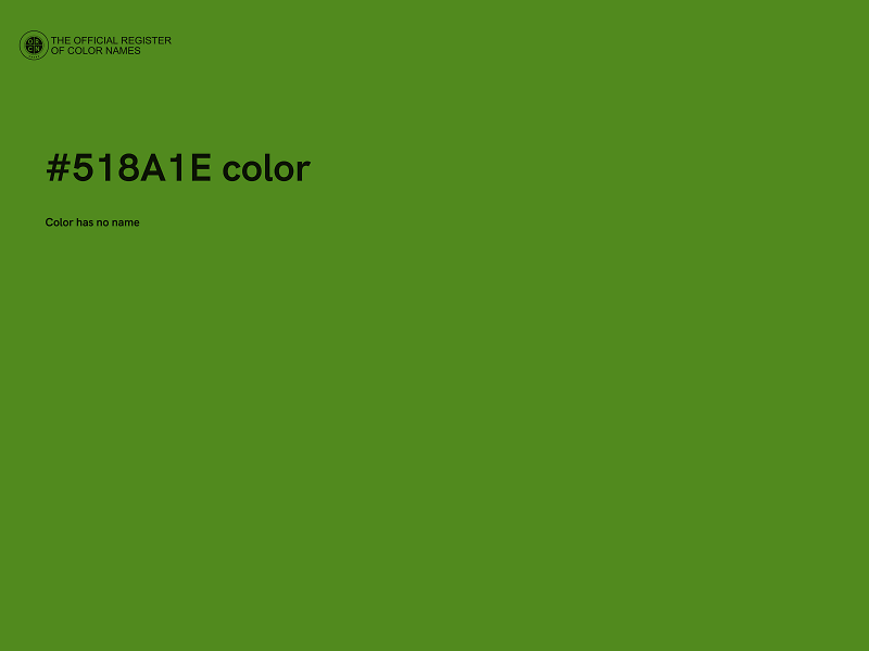 #518A1E color image