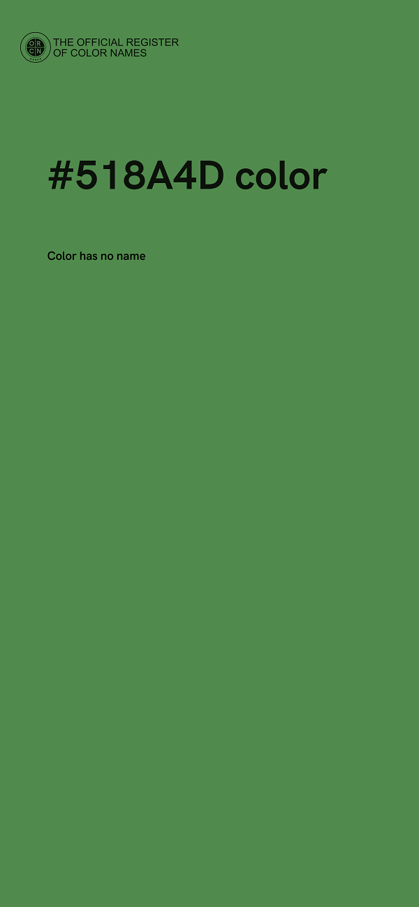 #518A4D color image