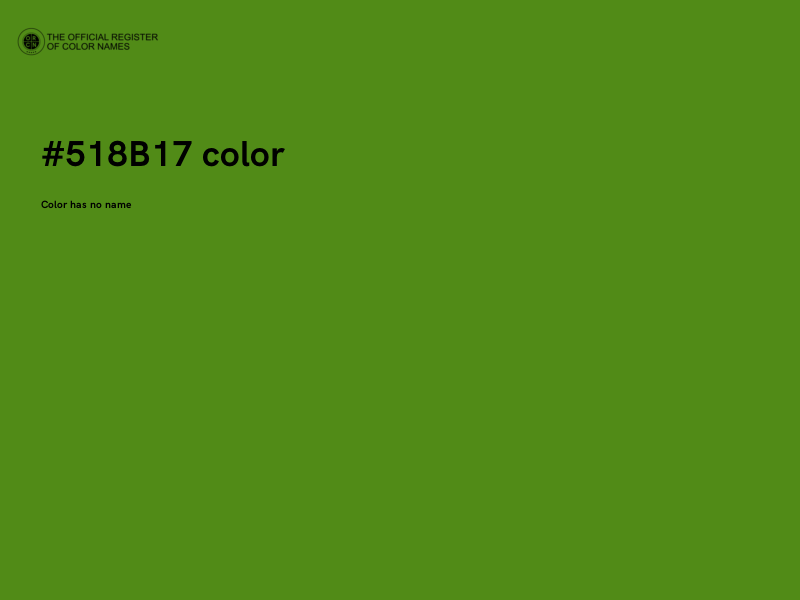 #518B17 color image