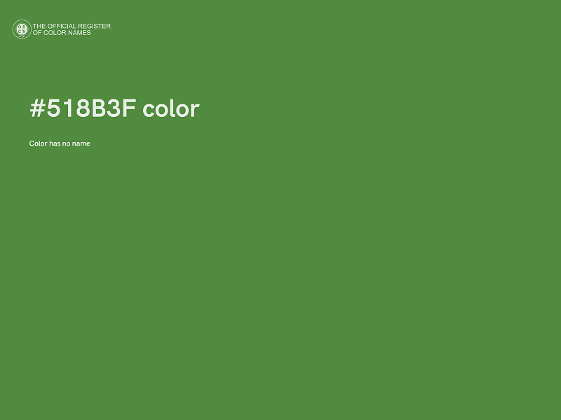 #518B3F color image