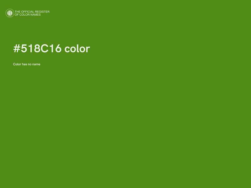 #518C16 color image