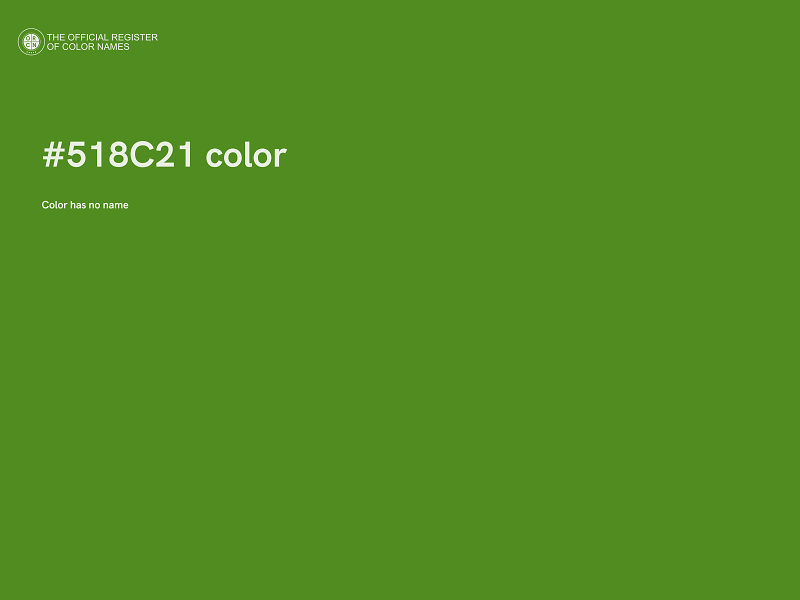 #518C21 color image