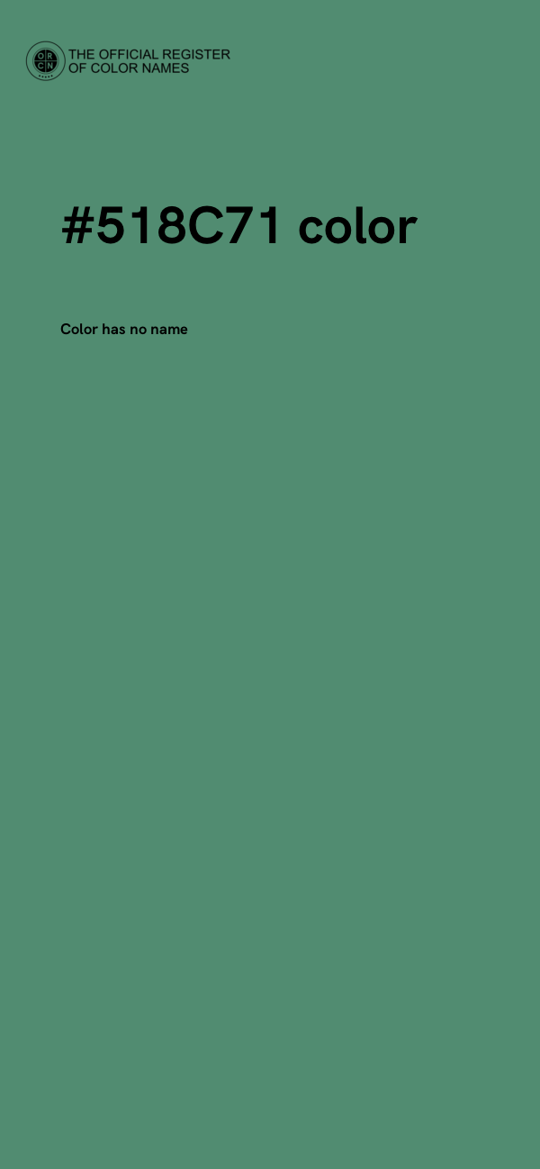 #518C71 color image