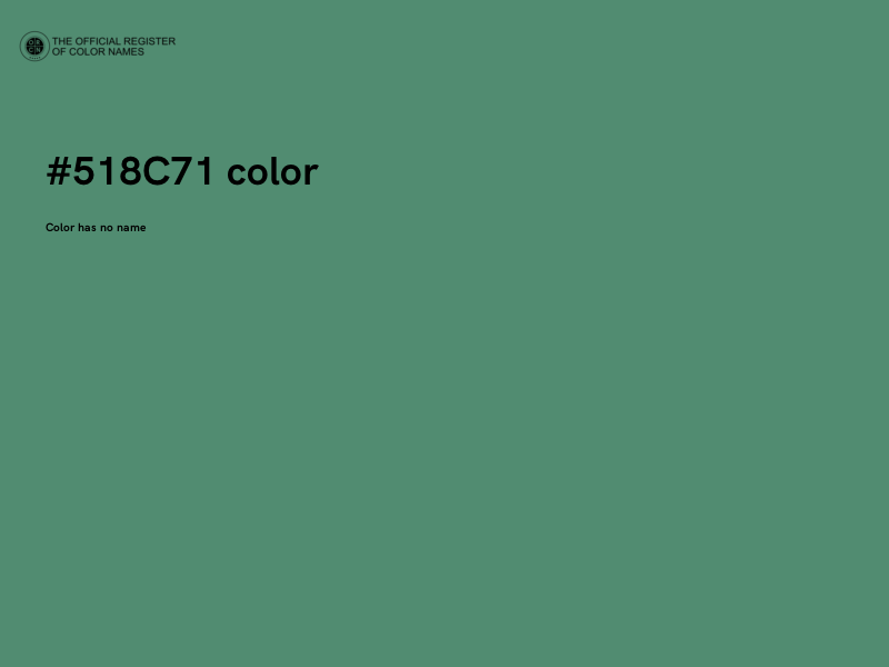 #518C71 color image
