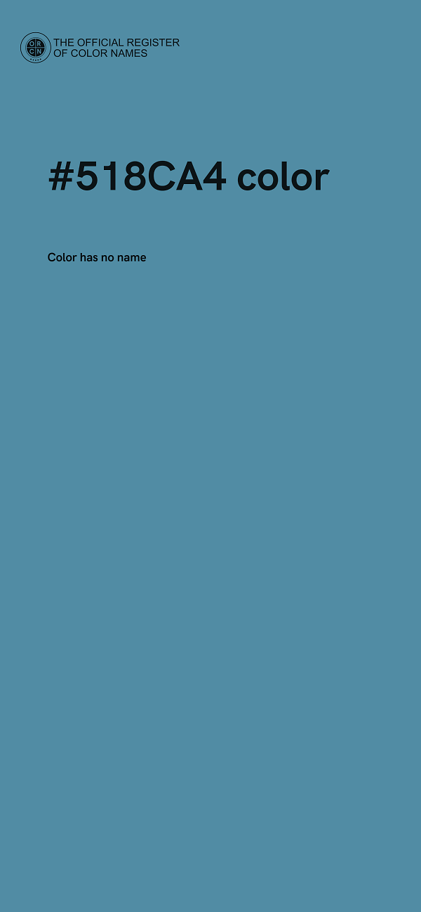 #518CA4 color image