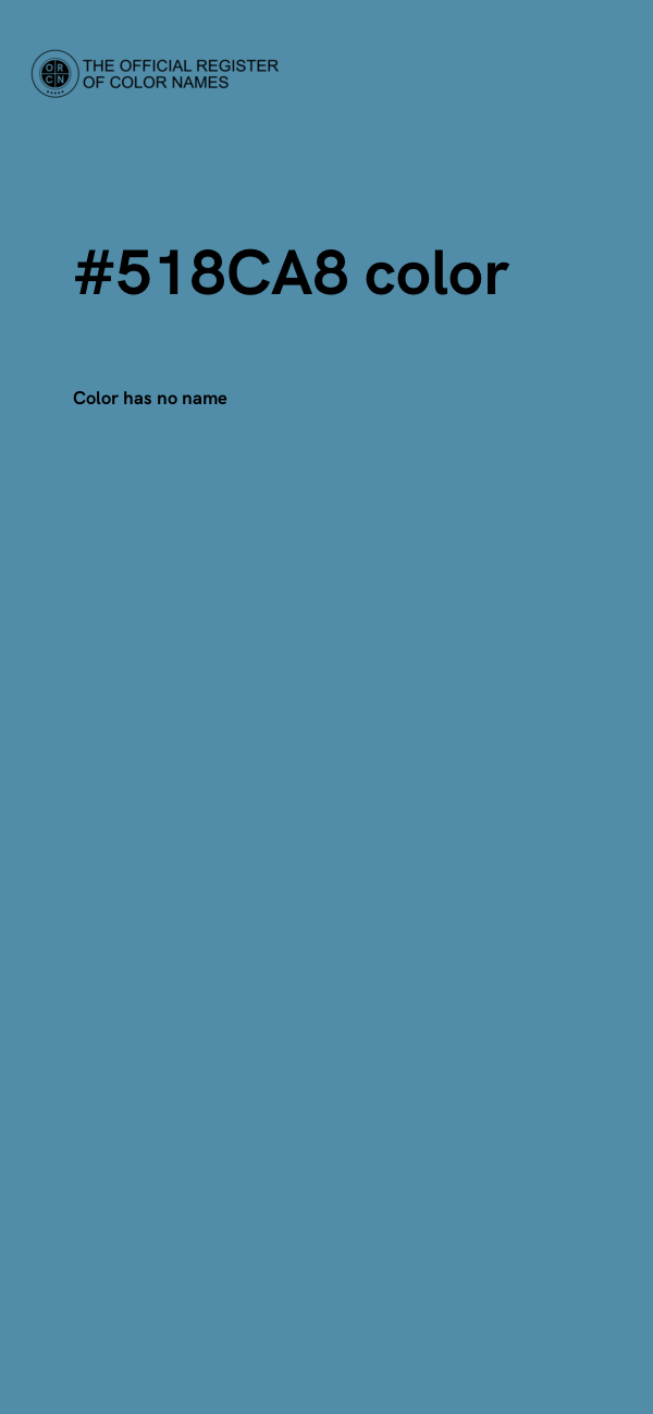 #518CA8 color image