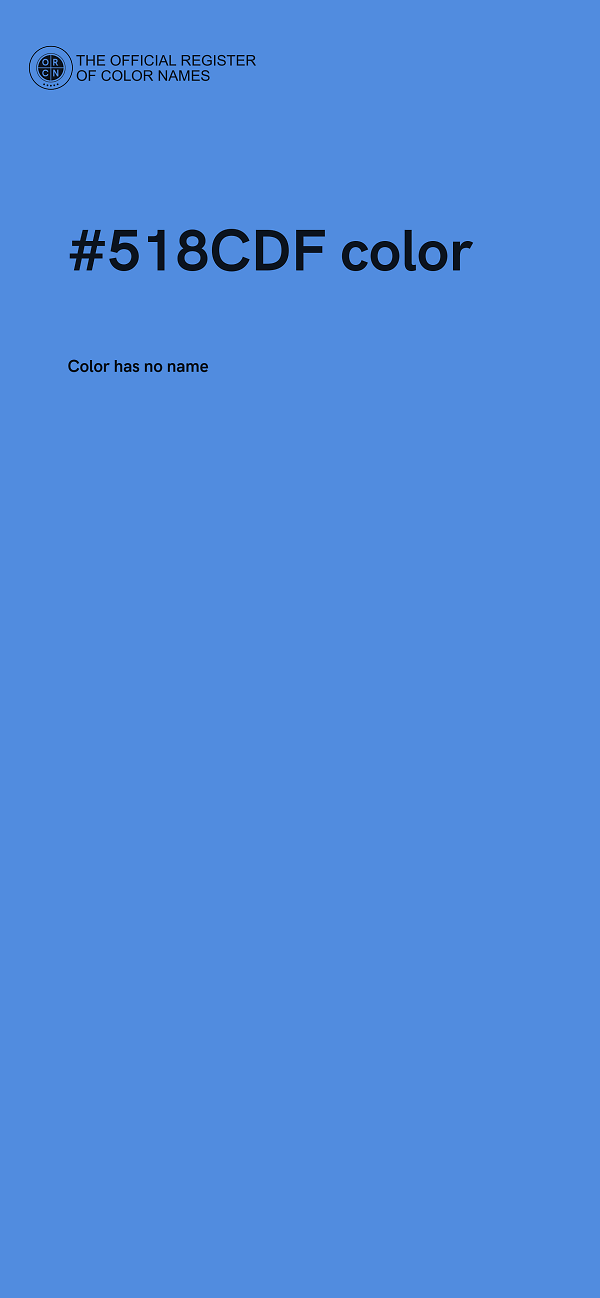 #518CDF color image