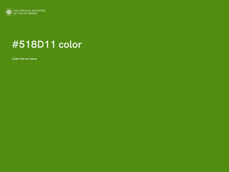 #518D11 color image