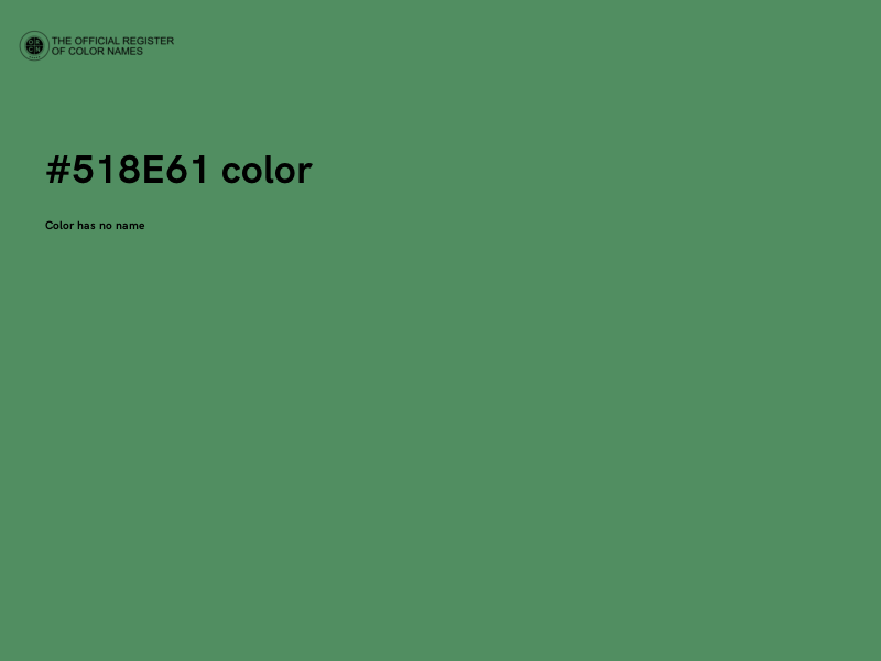 #518E61 color image
