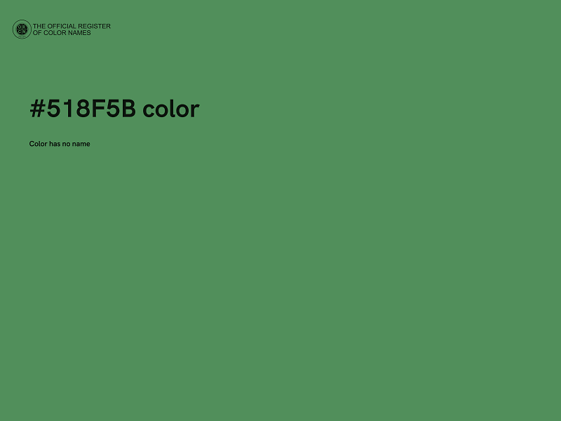 #518F5B color image