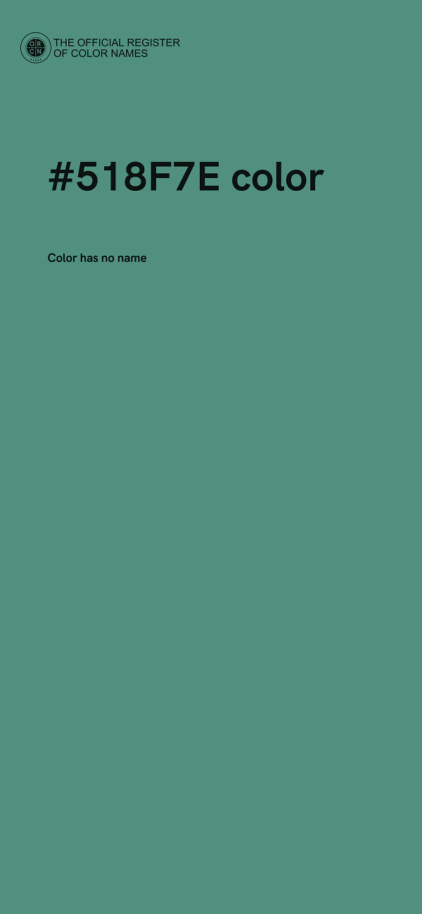 #518F7E color image