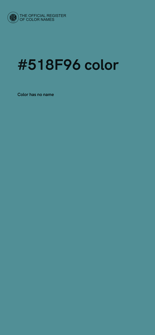 #518F96 color image