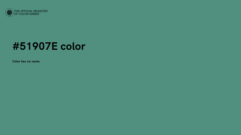 #51907E color image