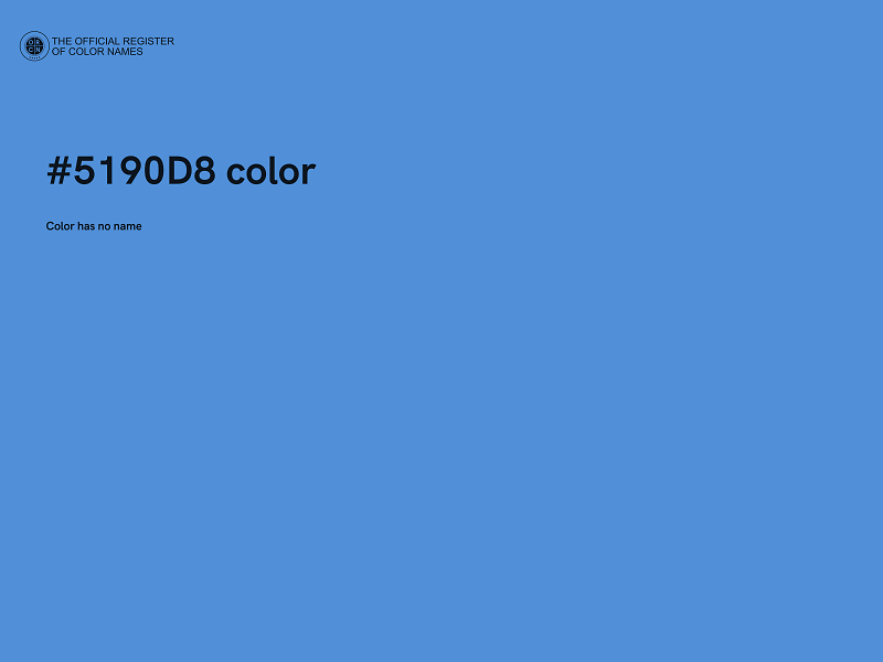 #5190D8 color image