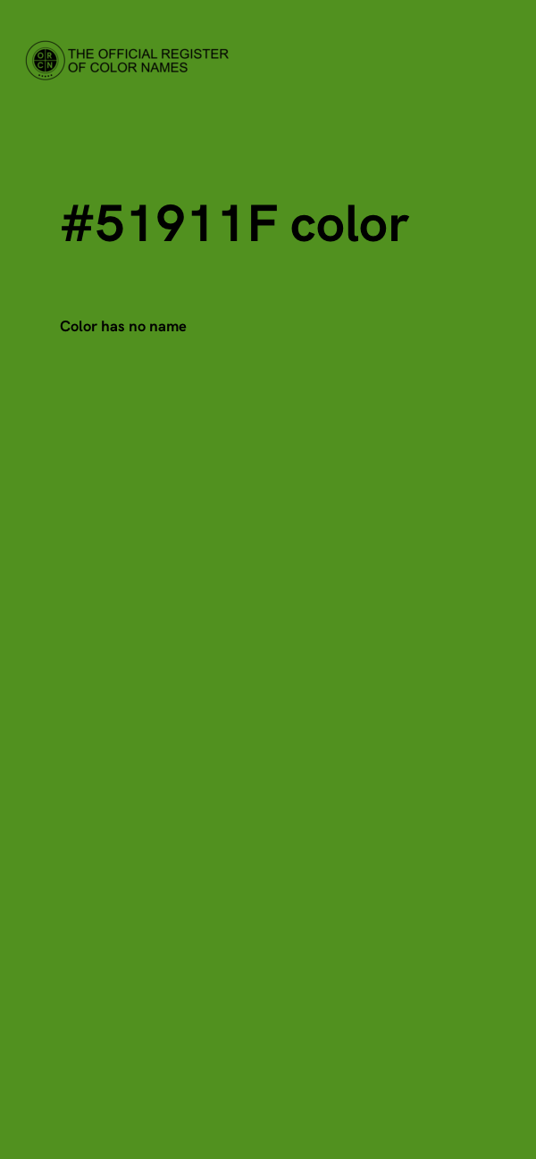 #51911F color image