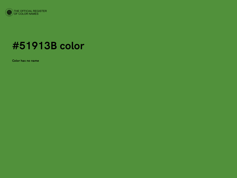 #51913B color image