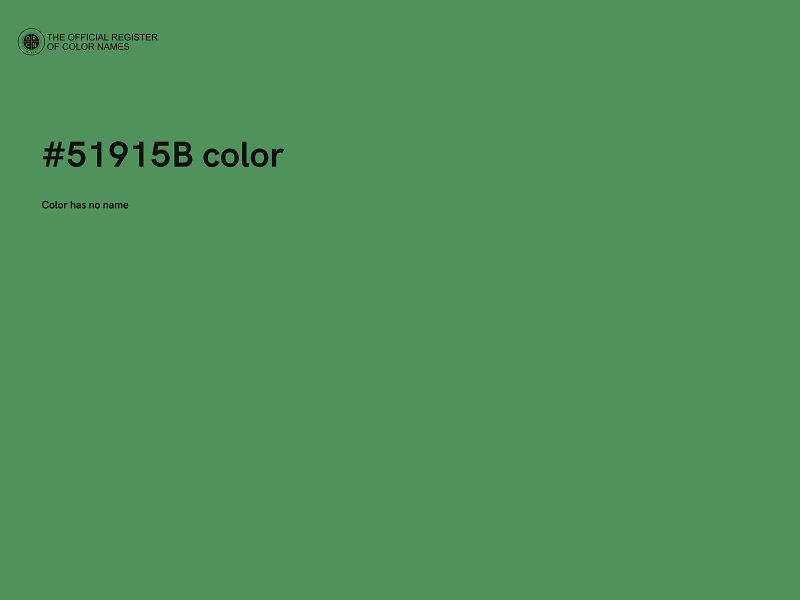 #51915B color image