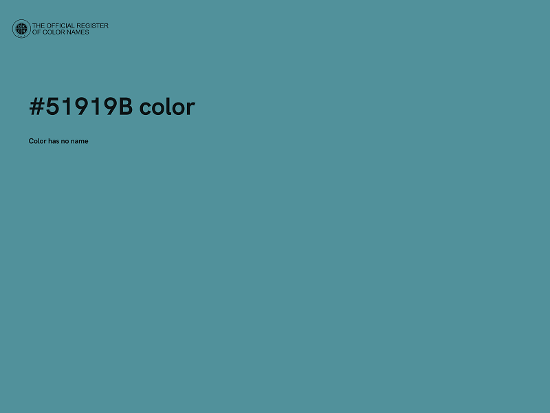 #51919B color image