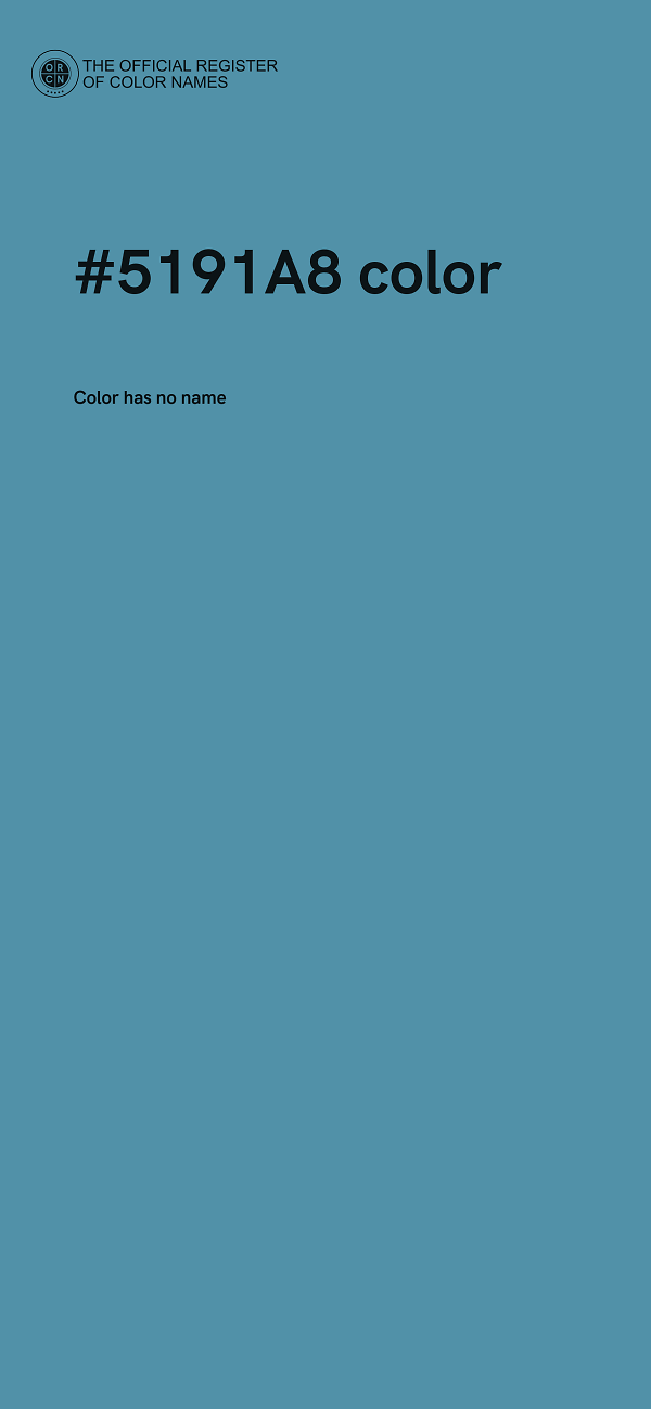 #5191A8 color image