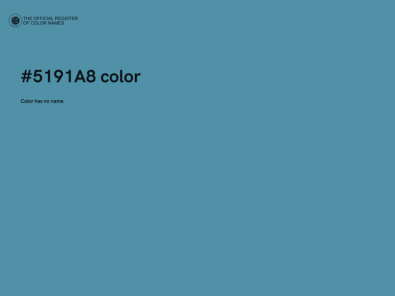 #5191A8 color image